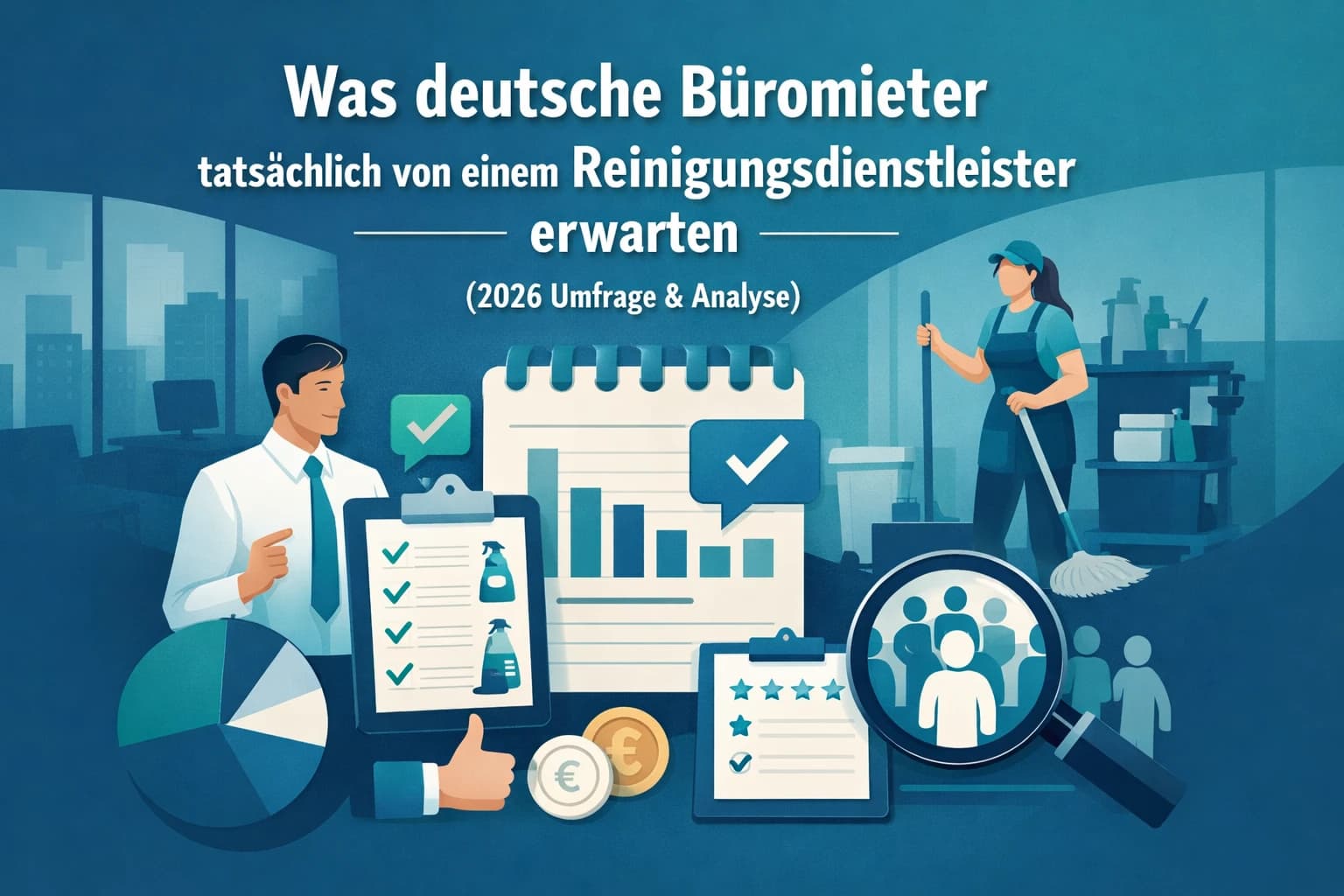 Was deutsche Büromieter tatsächlich von einem Reinigungsdienstleister erwarten (2026 Umfrage & Analyse)